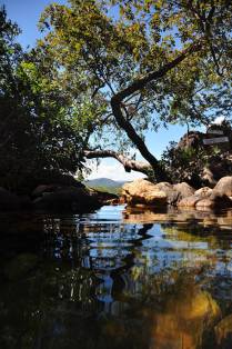 Poço da Cachoeira do Paraíso, em Natividade - TO